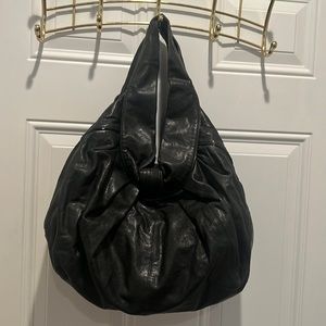 VGUC! Vintage! Kooba Ergonomic Black Shoulder Bag